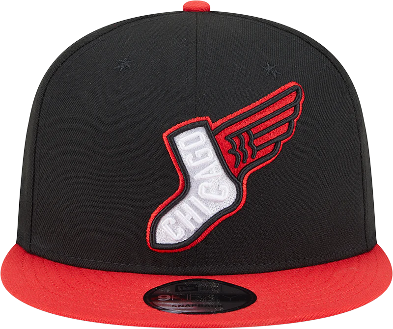 Chicago White Sox New Era 2025 City Connect Alternate 9FIFTY Snapback Hat - Red/Black