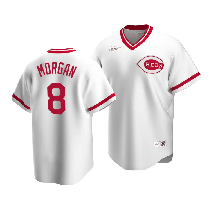 Nike Men's Cincinnati Reds Joe Morgan Cooperstown Collection Home Replica Cool Base Jersey
