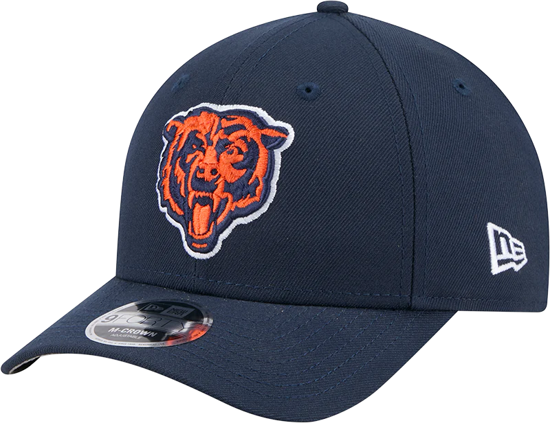 Youth Chicago Bears New Era Navy Primary 9FORTY M-Crown Adjustable Hat
