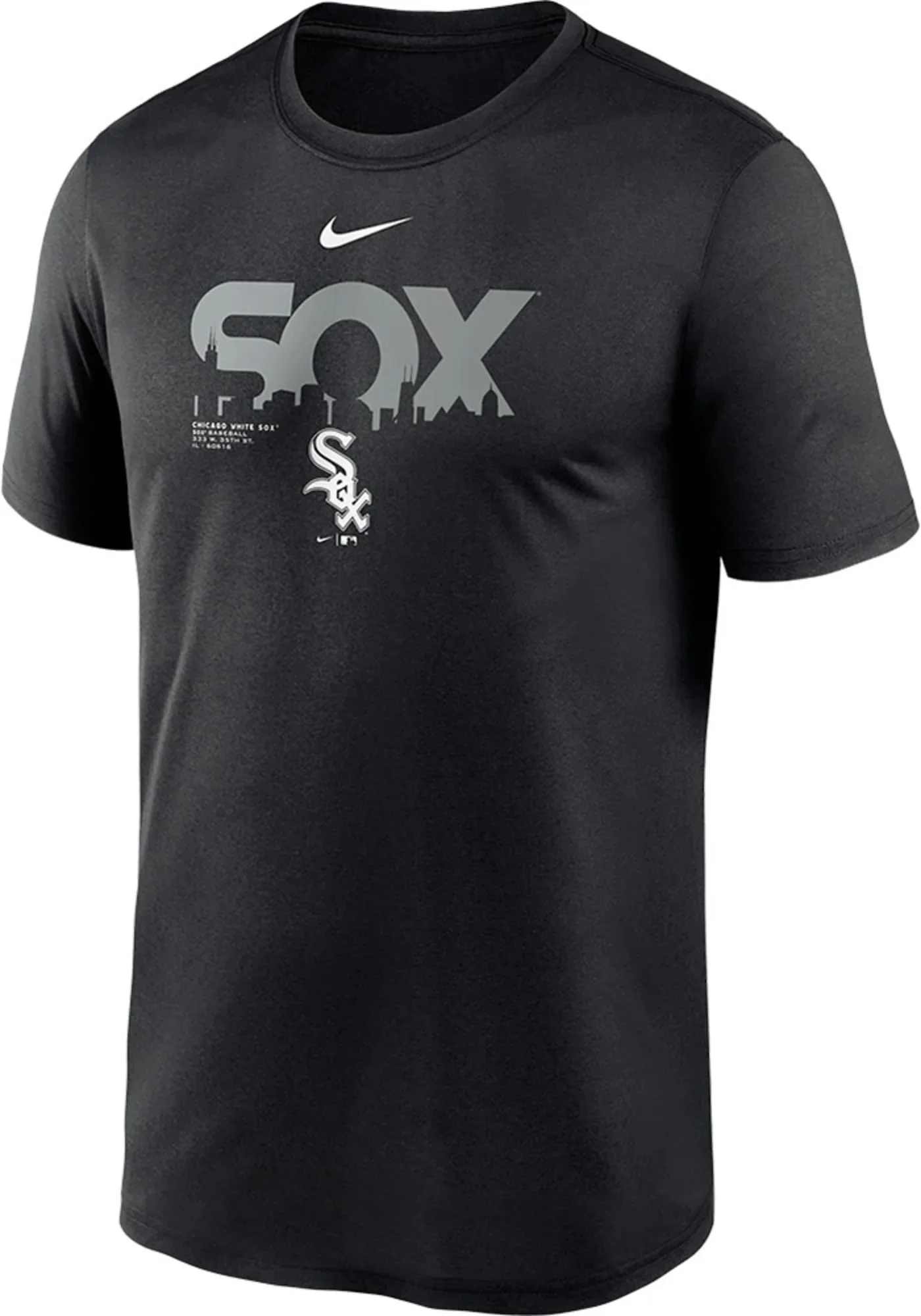 Men's Chicago White Sox Nike Black My Town Performance T-Shirt