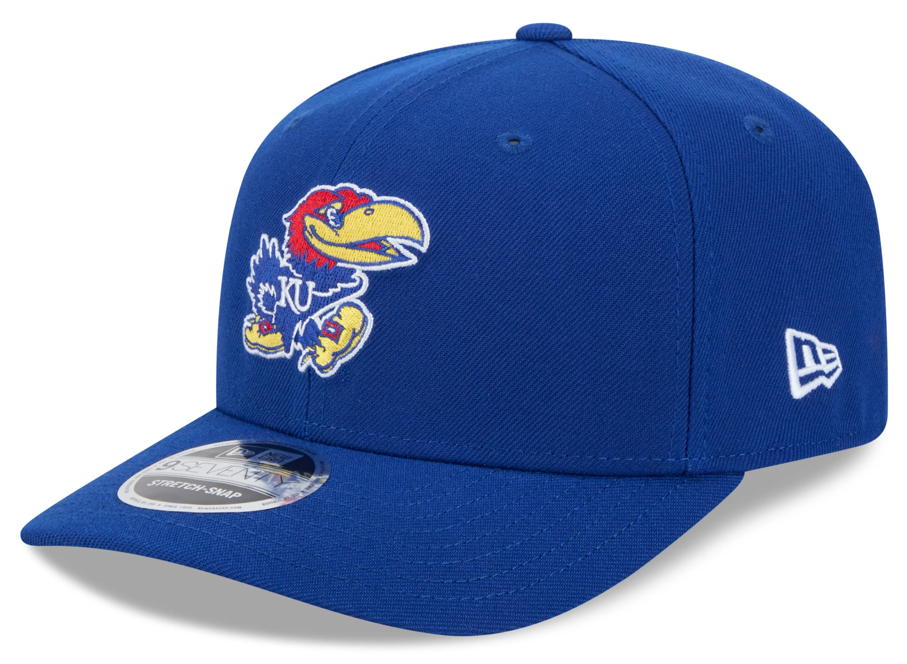Kansas Jayhawks New Era Blue 9SEVENTY Adjustable Hat