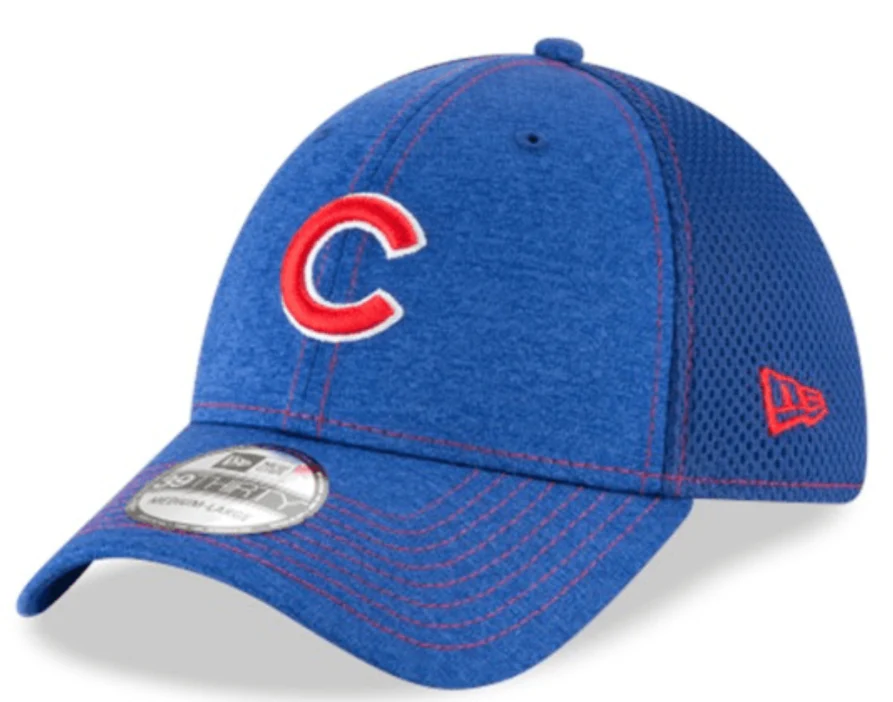 Men's Chicago Cubs New Era Blue Classic Shade Neo 39THIRTY Flex Hat