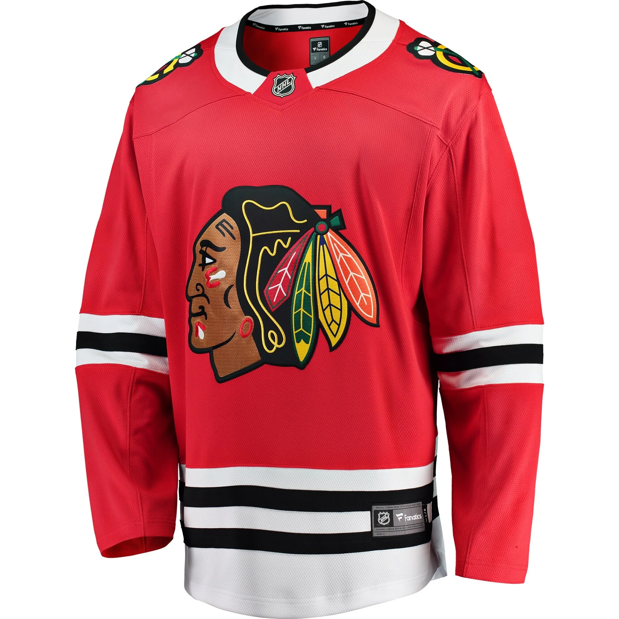 Men's Garth Algar Chicago Blackhawks Red Home Fanatics Premium Twill Breakaway Replica Jersey
