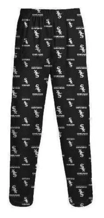 Youth Chicago White Sox Black Printed Pajama Pants
