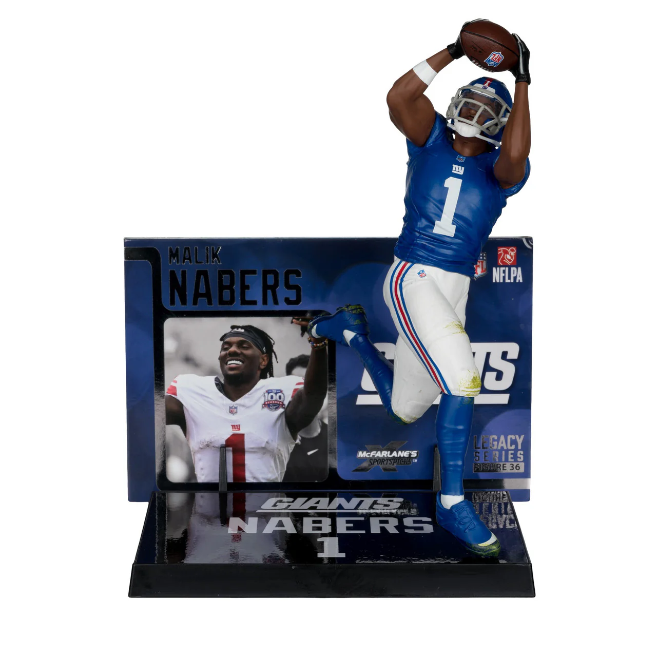 Malik Nabers New York Giants Sportspicks Legacy Series McFarlane Figure