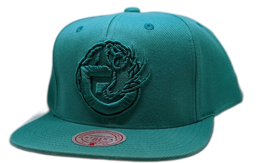 Vancouver Grizzlies Mitchell & Ness Tonal Eclipse Snapback Hat- Teal