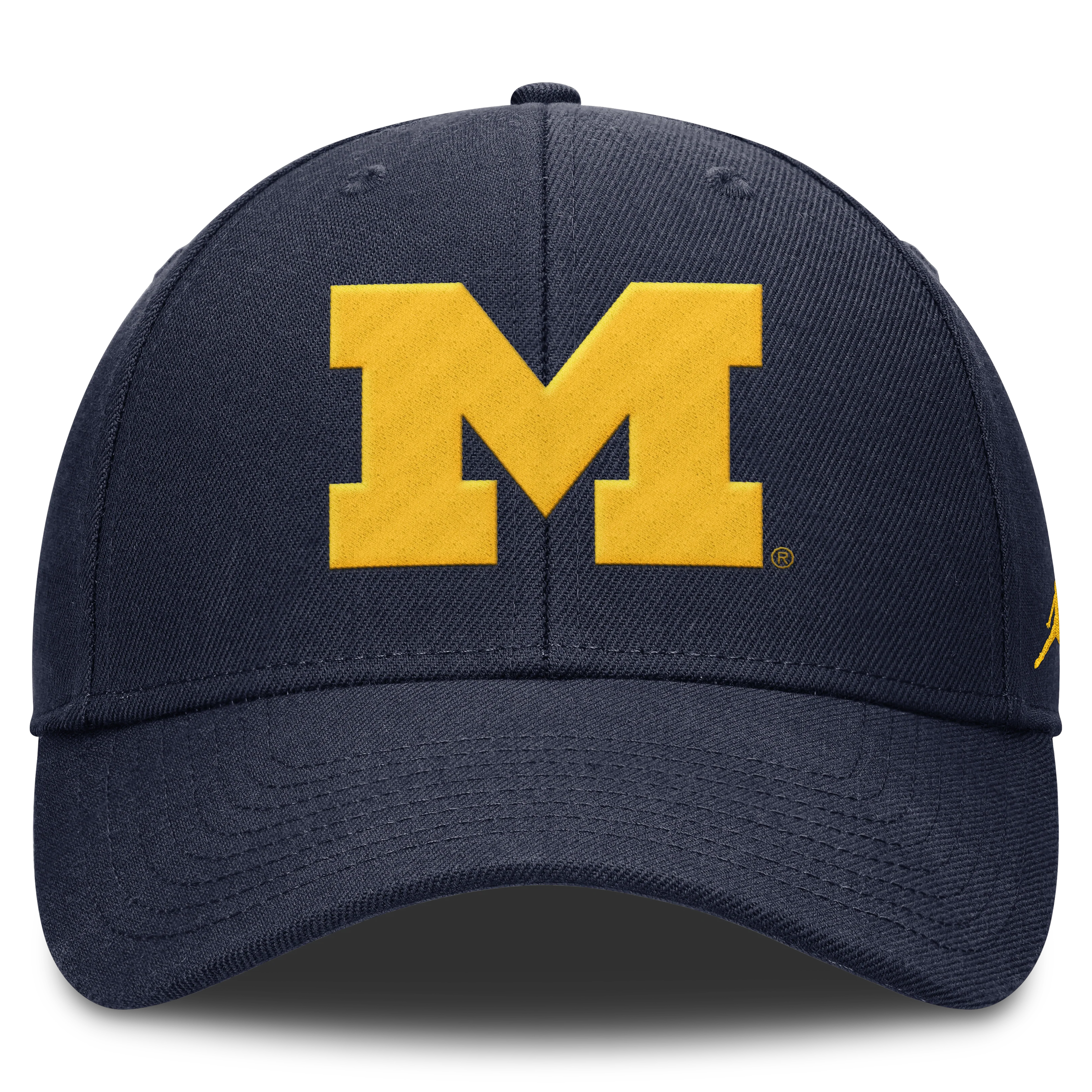 Michigan Wolverines Jumpman Navy Club Adjustable Hat