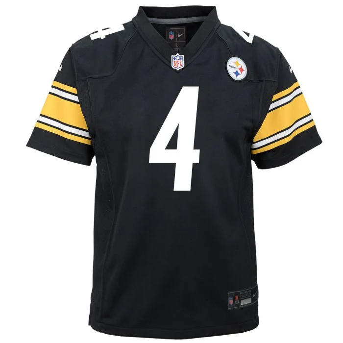 Youth DK Metcalf Pittsburgh Steelers Nike Black Game Replica Jersey