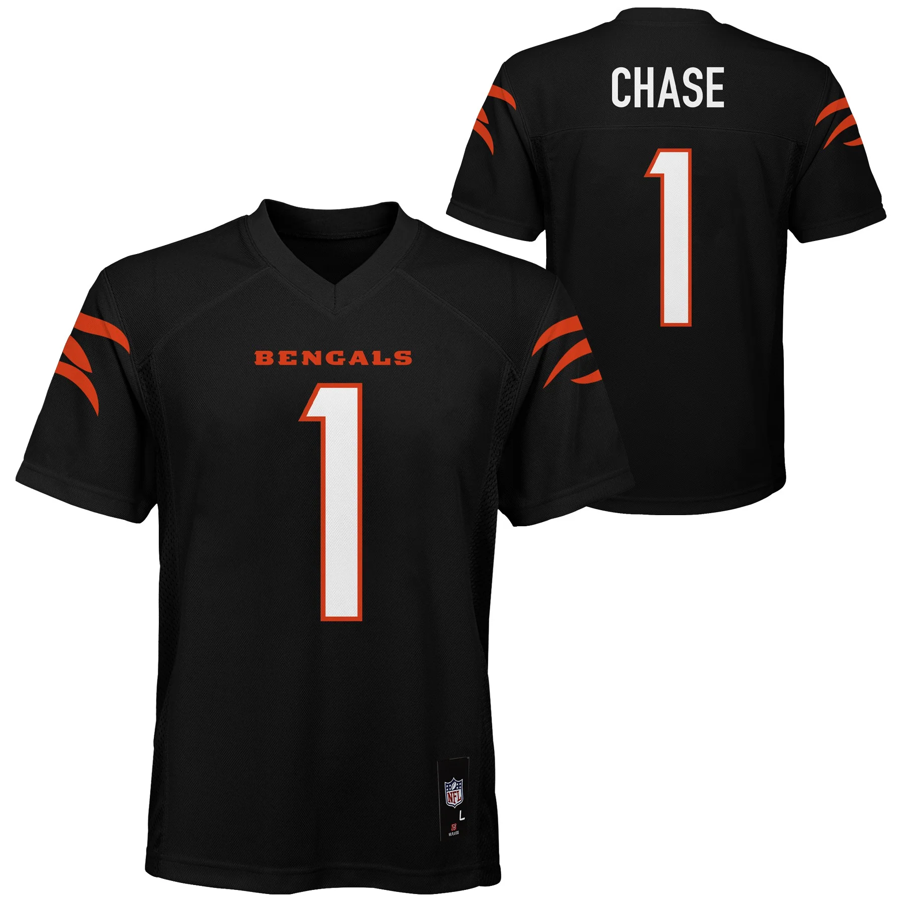 Ja'Marr Chase Cincinnati Bengals Youth Mid Tier Player Jersey - Black