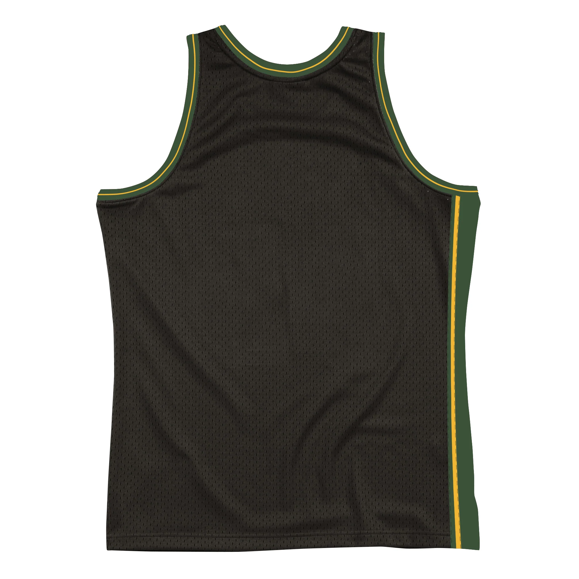 Men's Seattle SuperSonics Mitchell & Ness Black Hardwood Classics Blown Out Fashion Jersey