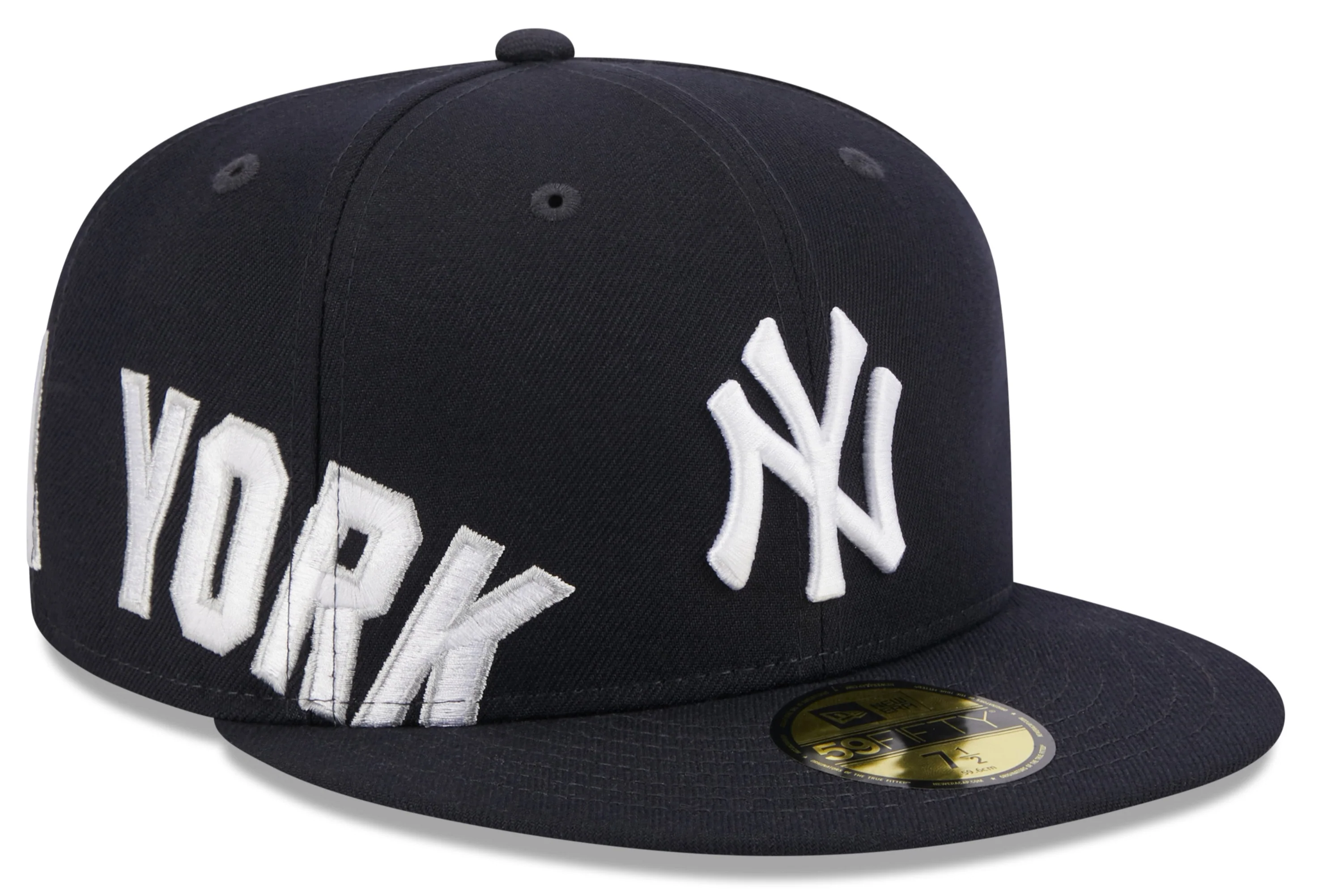New York Yankees New Era Navy Arch 59FIFTY Fitted Hat