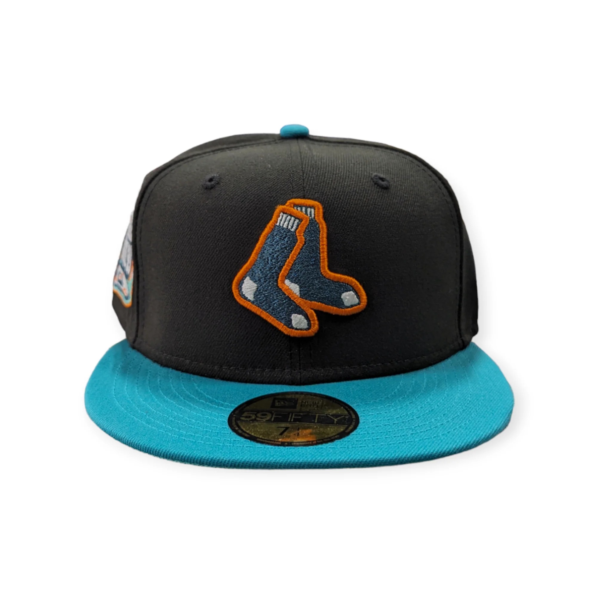 Boston Red Sox New Era Black/Pine Hellbilly Deluxe 59FIFTY Fitted Hat