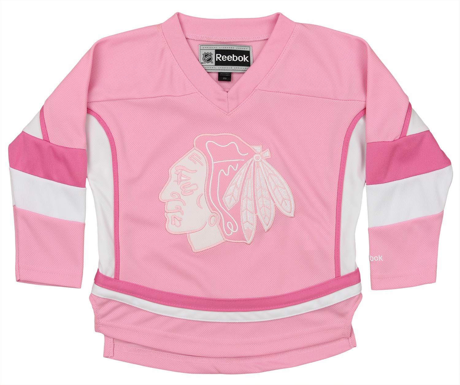 Girls Chicago Blackhawks Patrick Sharp Toddler Pink Jersey