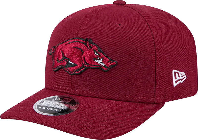 Arkansas Razorbacks New Era Team Crimson 9SEVENTY Adjustable Hat