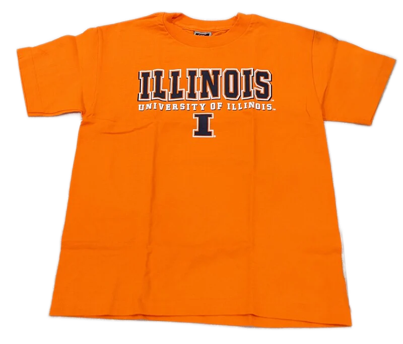 Illinois Fighting Illini Orange Colosseum NCAA Youth T-Shirt