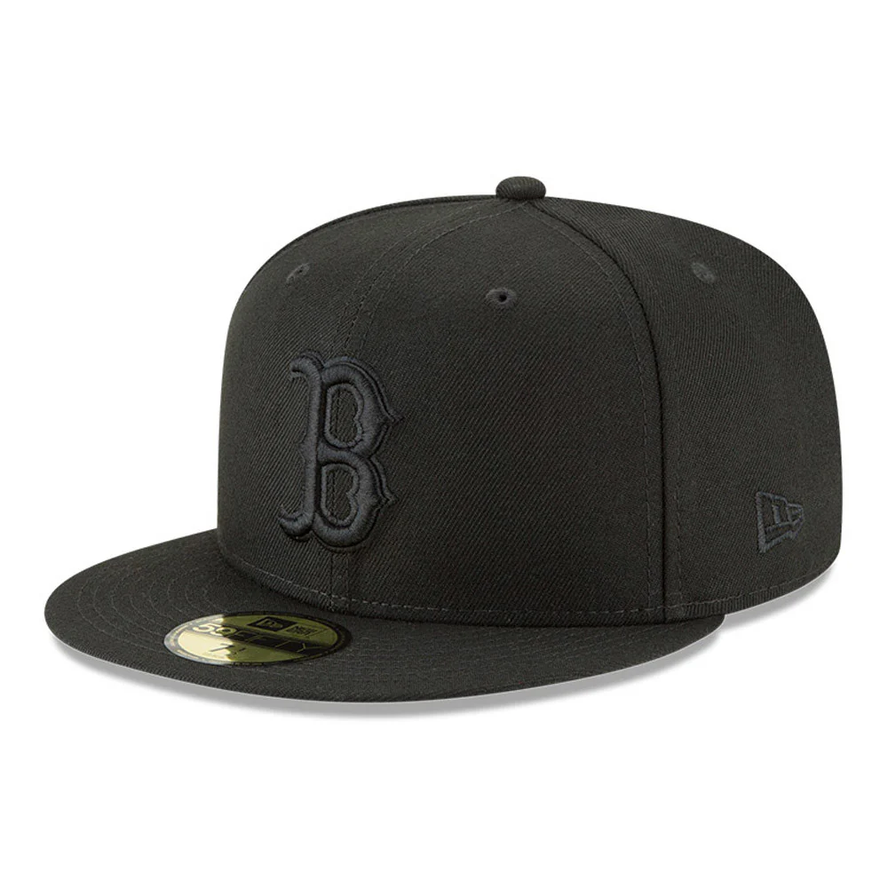 Boston Red Sox Black Tonal 59FIFTY Fitted Hat