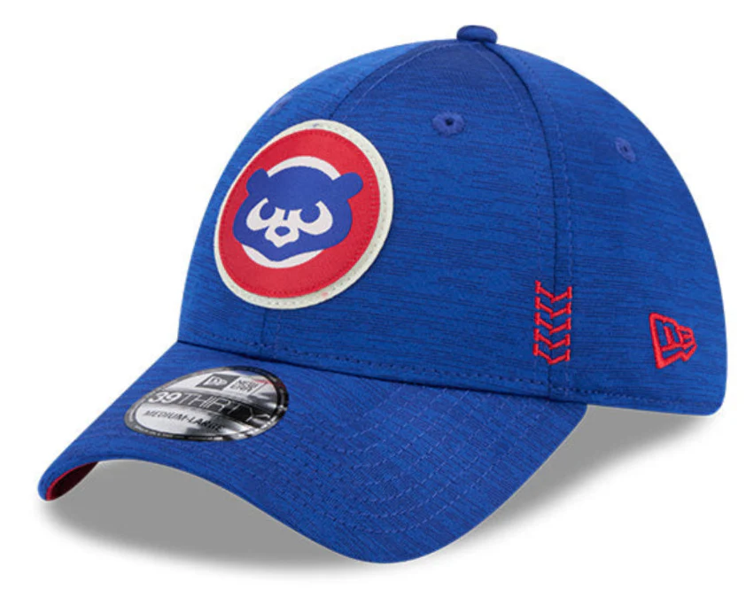 Men's Chicago Cubs New Era Royal 2024 Clubhouse 39THIRTY Flex Fit Hat