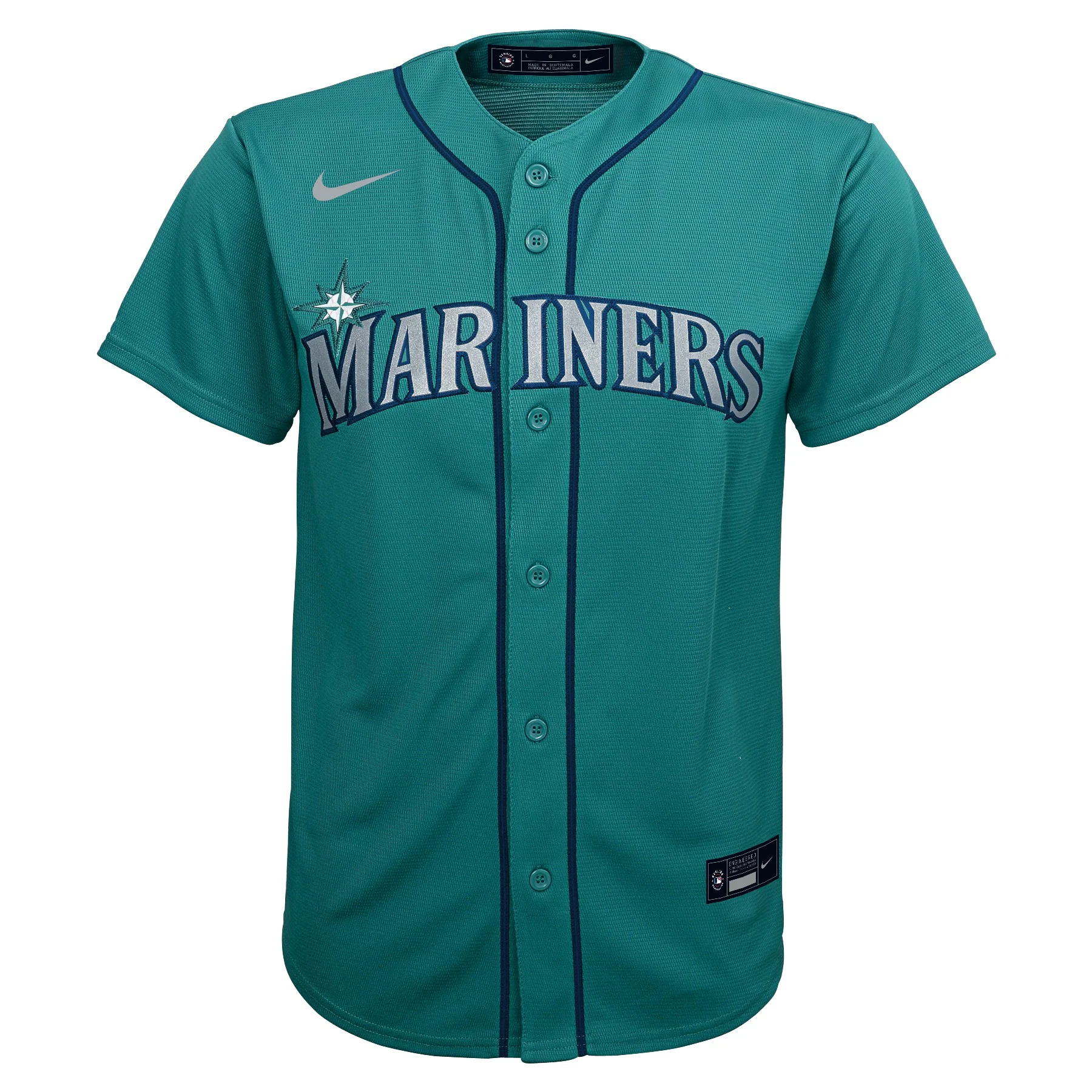 Youth Julio Rodriguez Seattle Mariners Teal Alternate Nike Replica Jersey