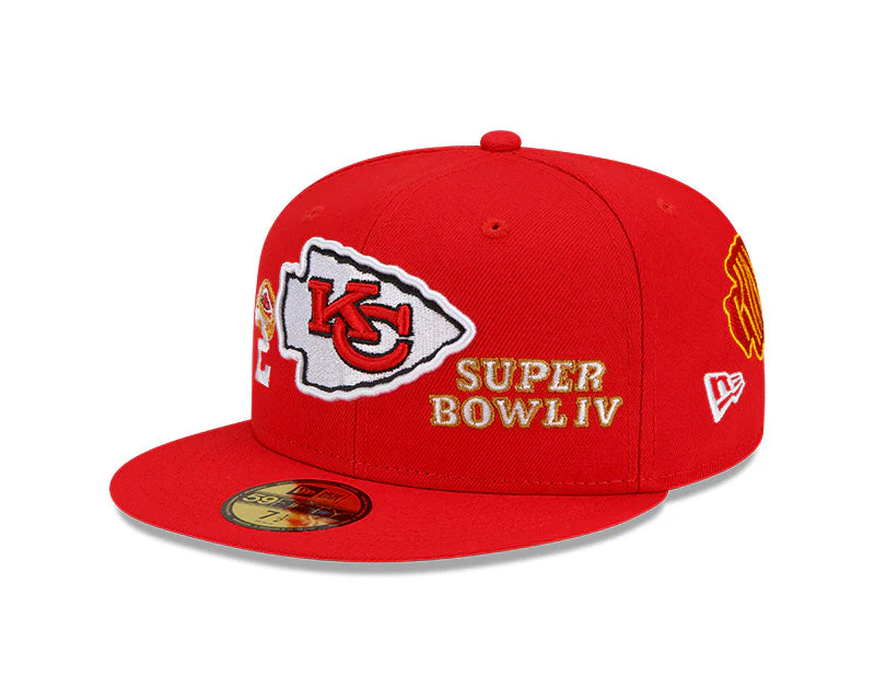 Kansas City Chiefs Red Count The Rings New Era 59FIFTY Fitted Hat