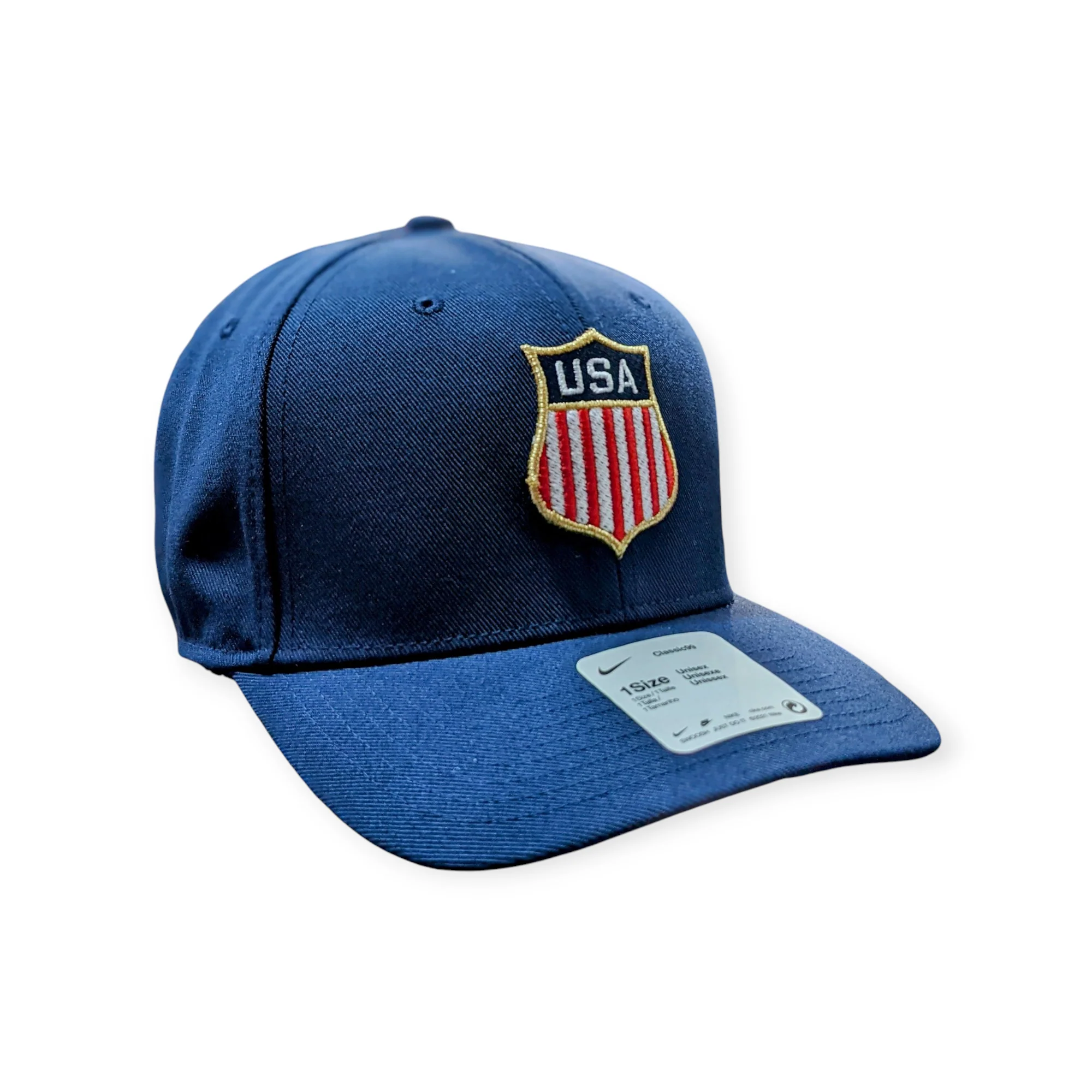 USA Hockey Shield Logo Navy Classic Nike Adjustable Hat