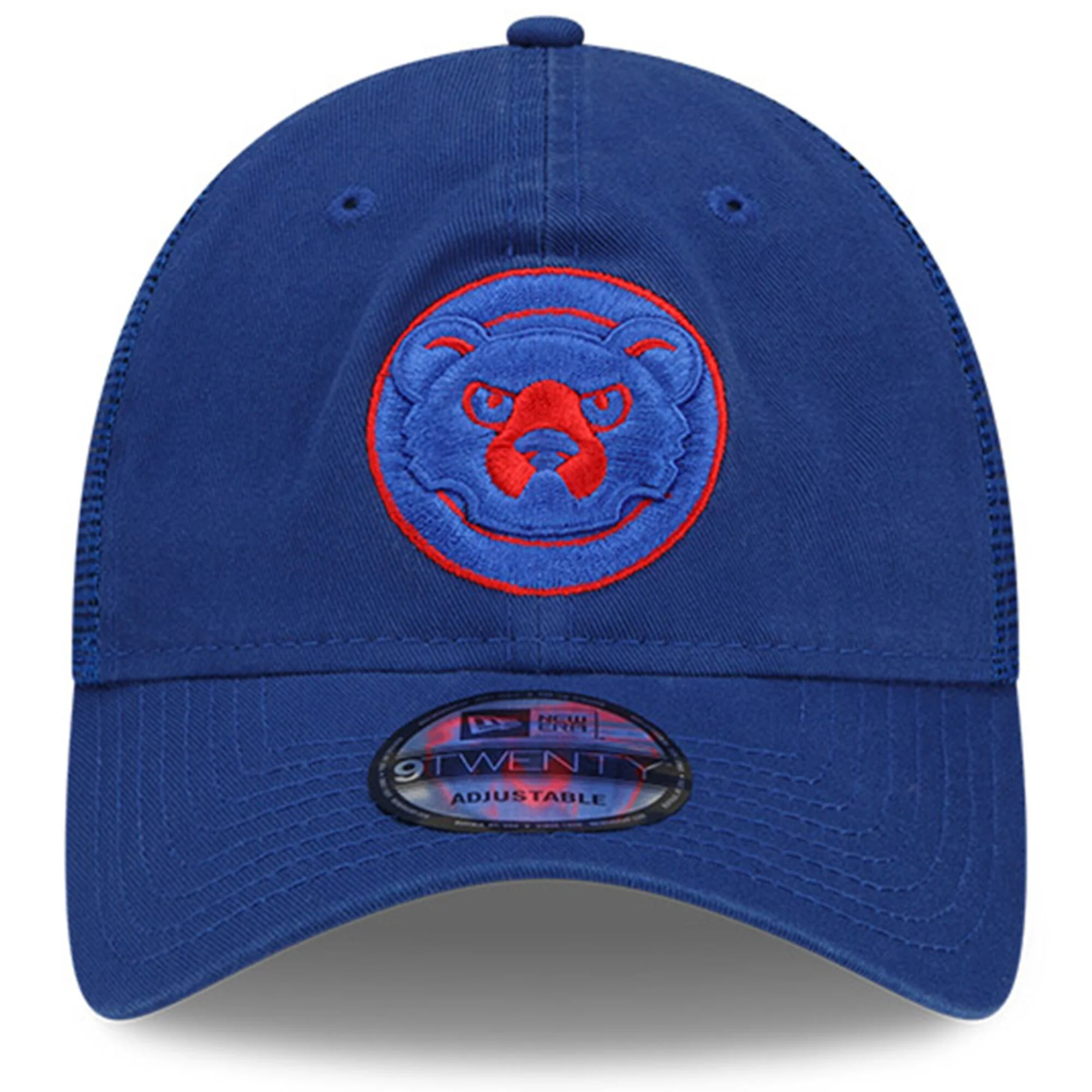 Men's Chicago Cubs Royal Batting Practice 9TWENTY Adjustable Mesh Hat By New Era