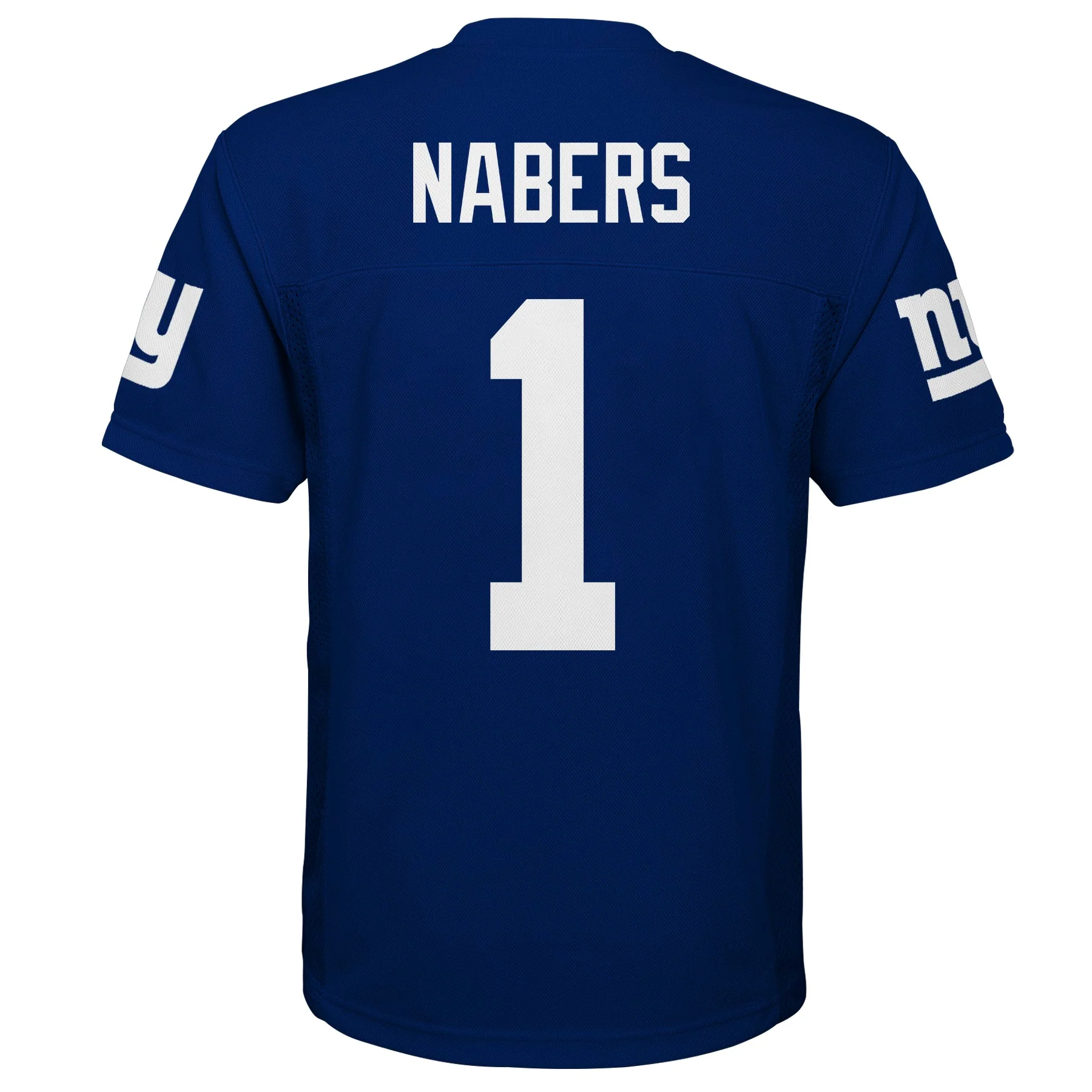 Youth New York Giants Malik Nabers Royal Blue Mid-Tier Player Jersey