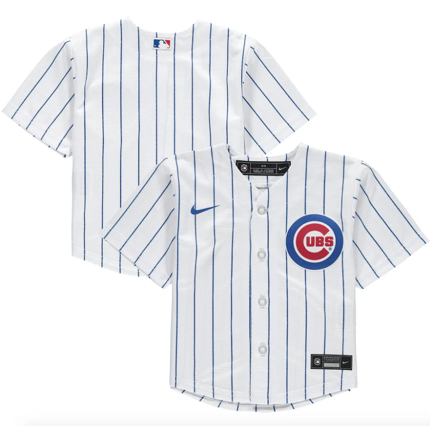 Infant Chicago Cubs Nike Home White Replica Team Jersey 2.0