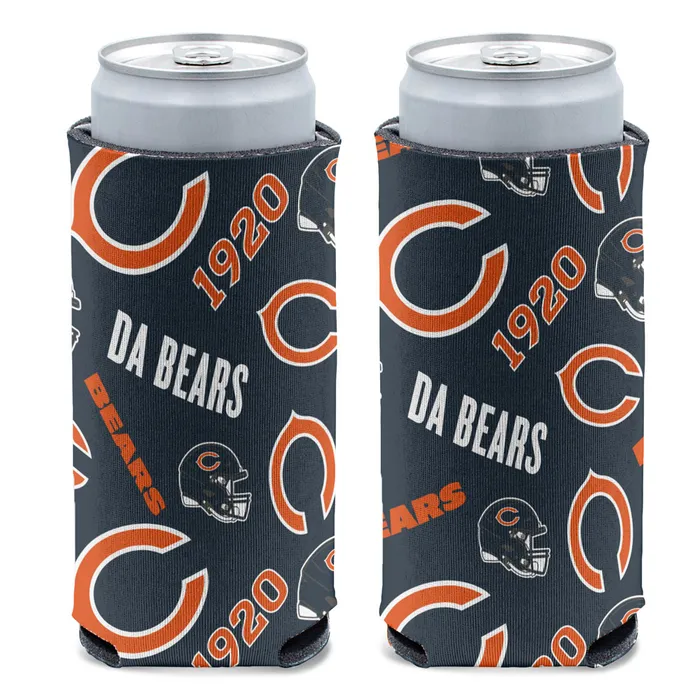 Chicago Bears Scatter Slim. Can Cooler By Wincraft