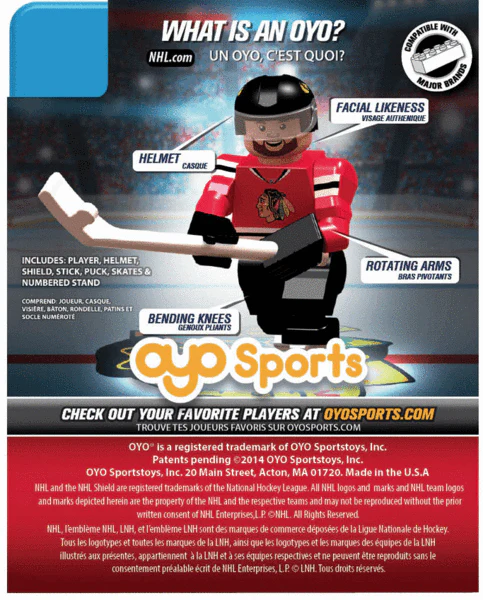 Chicago Blackhawks Center #19 Jonathan Toews OYO Generation 1 Limited Edition Series 3