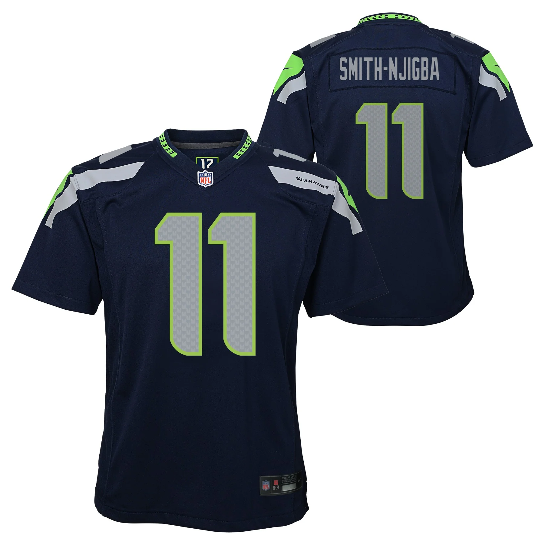 Youth Jaxon Smith-Njigba Seattle Seahawks Nike Navy Game Jersey