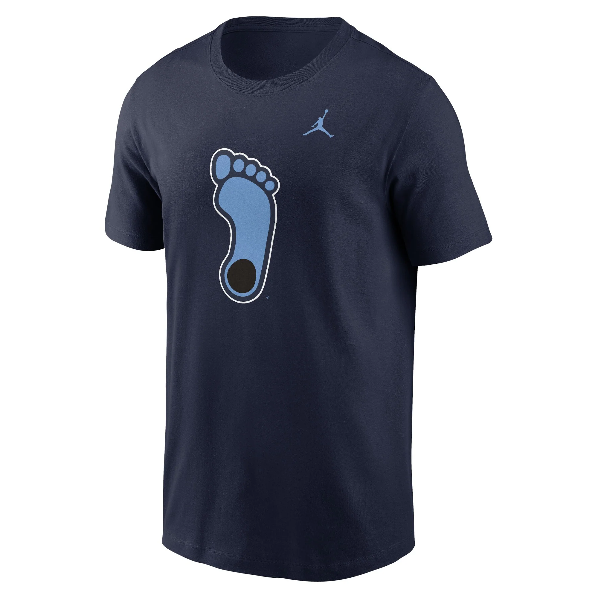 Men's North Carolina Tar Heels NIKE Jumpman Navy Alternate Logo Tee