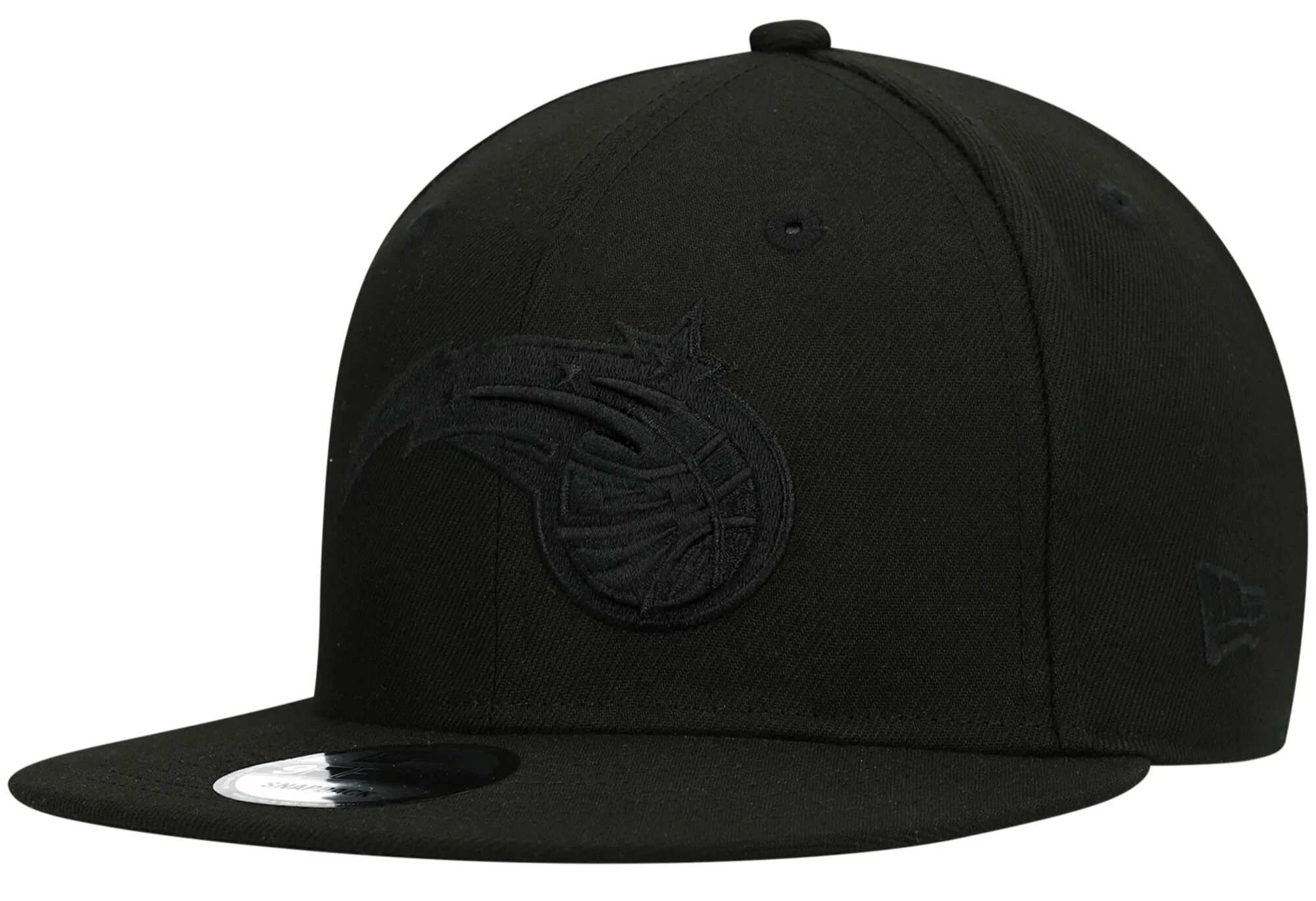 Men's Orlando Magic New Era Black On Black Color Pack 9FIFTY Snapback Hat