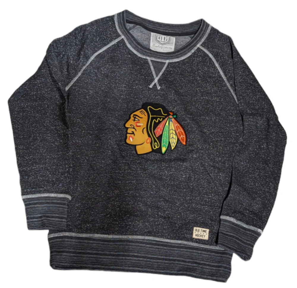 Women's Chicago Blackhawks Snow Fleece Crew Sweatshirt