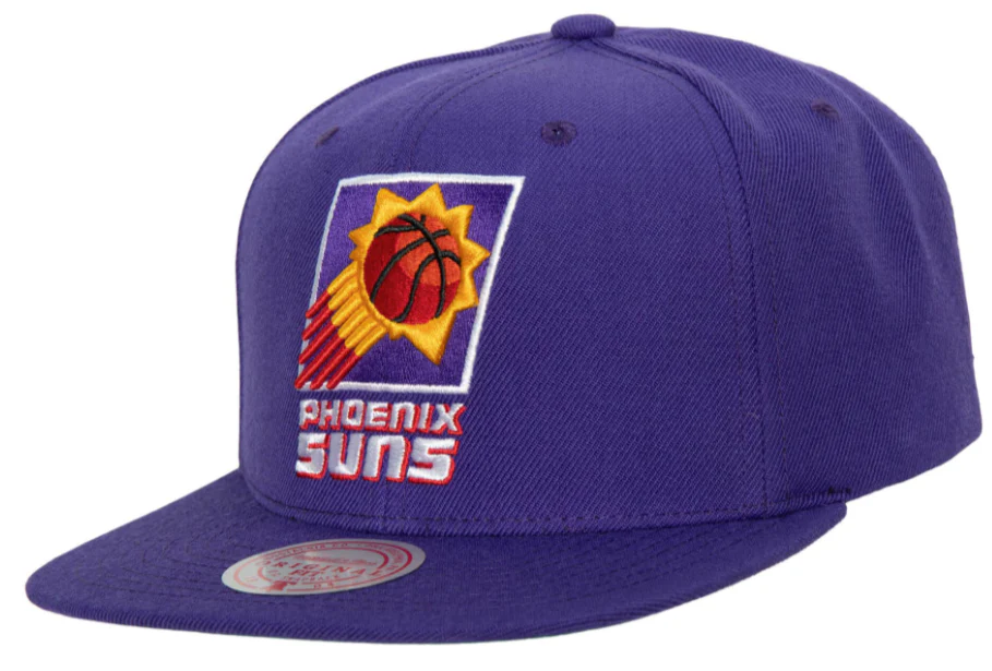 Men's Phoenix Suns Mitchell & Ness Ground 2.0 Purple Snapback Adjustable Hat