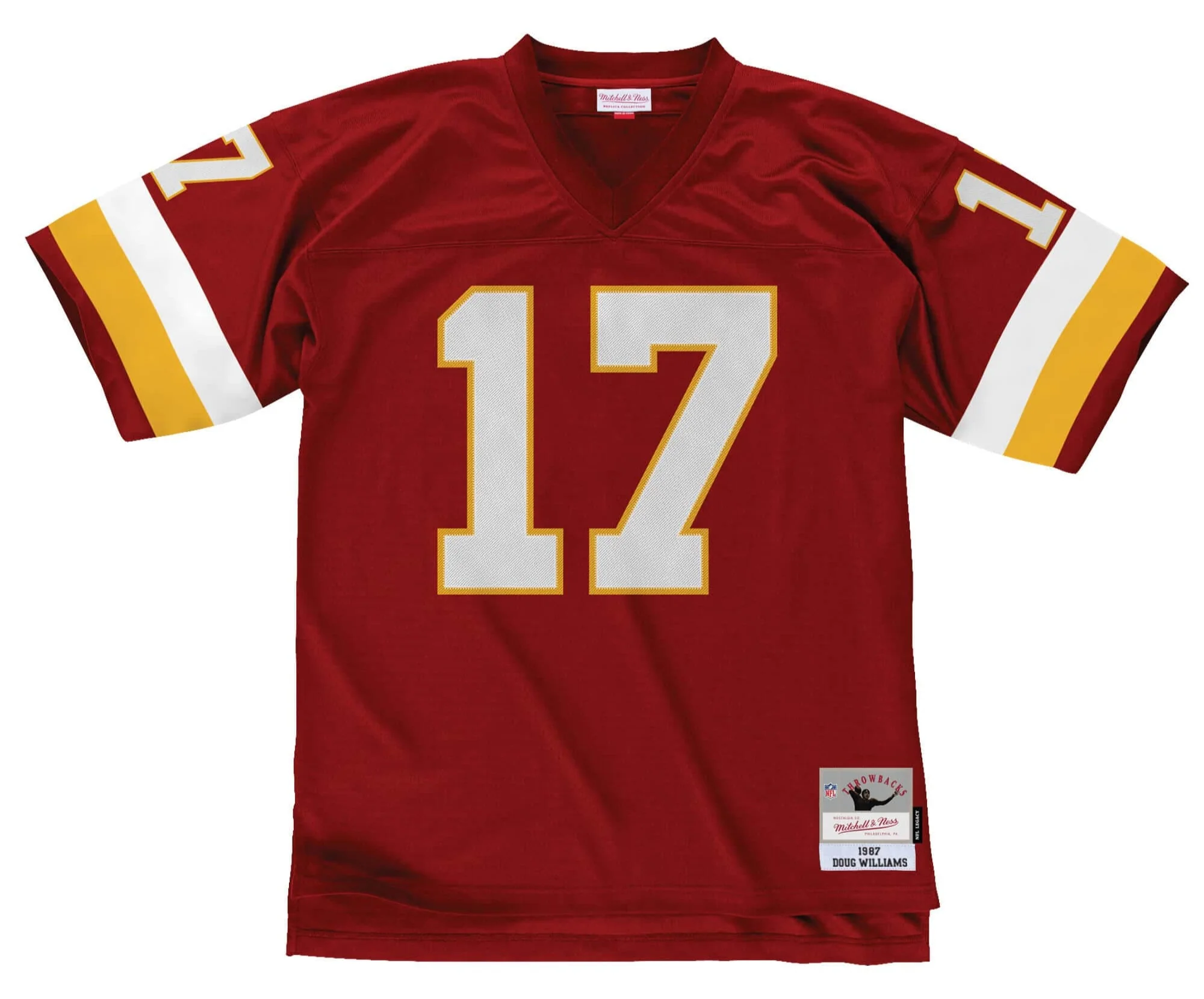 Men's Washington Commanders Redskins Doug Williams Mitchell & Ness Burgundy Legacy Replica Jersey