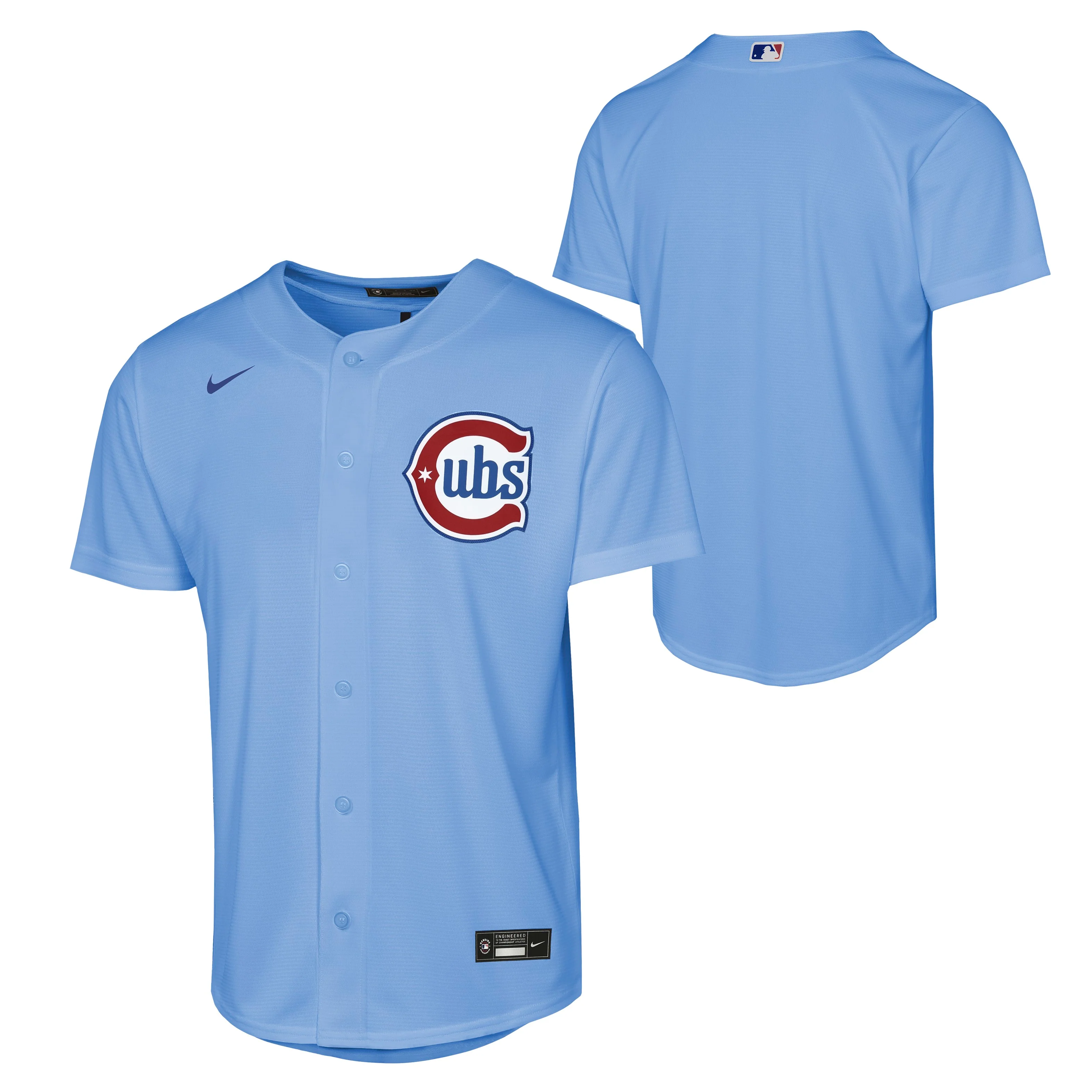 Youth Chicago Cubs Baby Blue Blues Alternate 2 Nike Replica Jersey