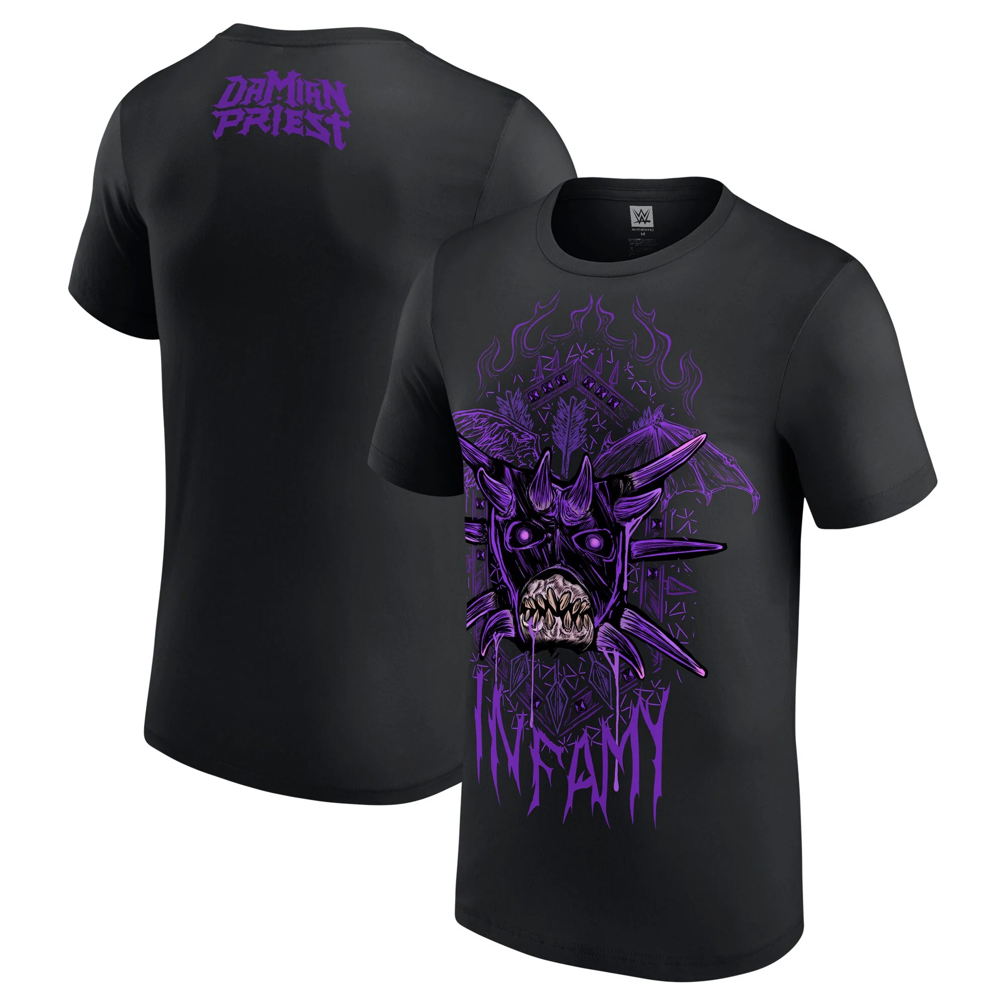 Men's WWE Damian Priest Infamy Black T-Shirt