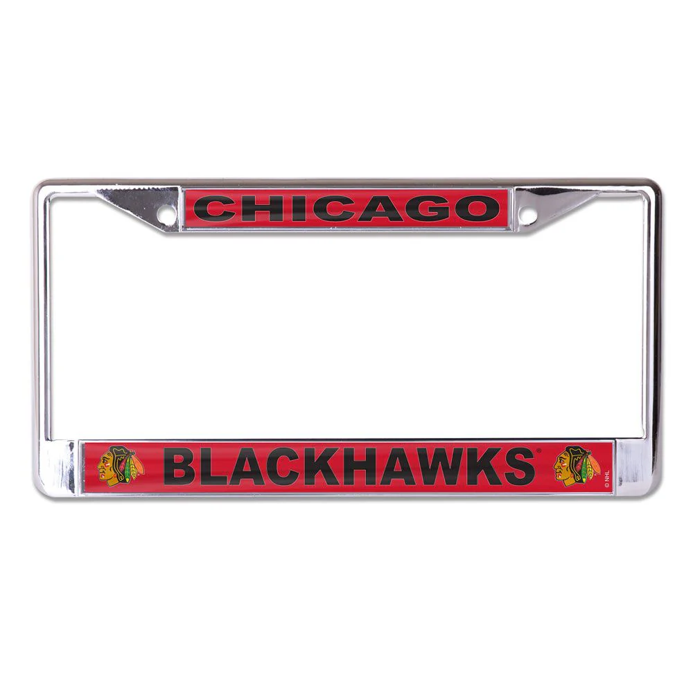 Chicago Blackhawks Wincraft Chrome License Plate Frame