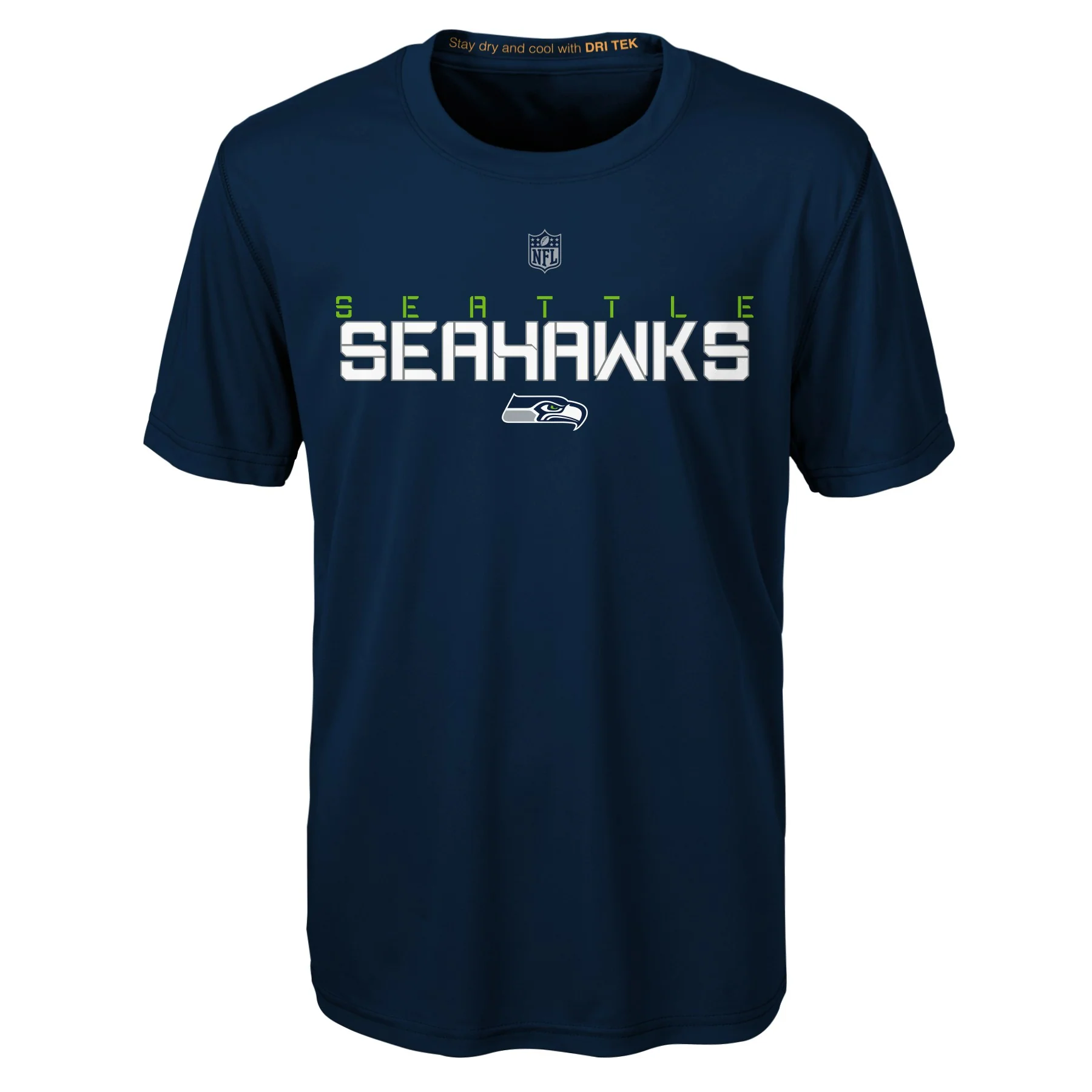 Youth Seattle Seahawks Navy Magna Maximal DRI TEK T-SHIRT