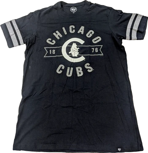 Men’s Chicago Cubs 47' Brand Downfield Navy Tee