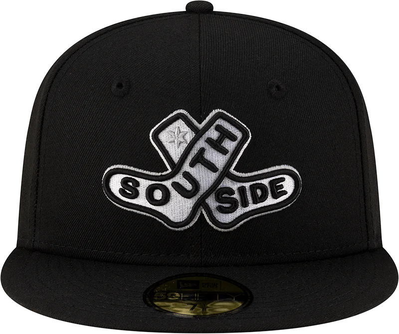 Chicago White Sox New Era 2025 City Connect Batting Practice Team Color 59FIFTY Fitted Hat -Black