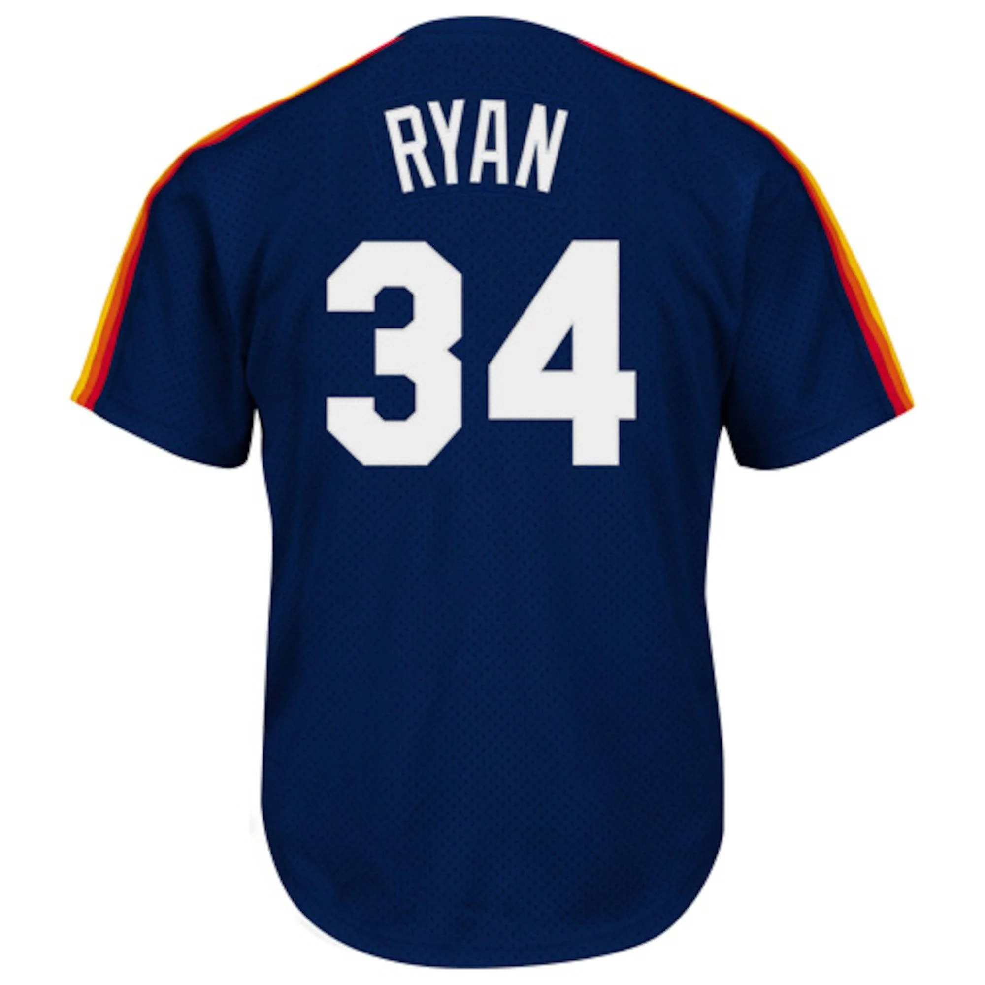 Men's Houston Astros Nolan Ryan Mitchell & Ness Navy 1988 Authentic Cooperstown Collection Mesh Batting Practice Jersey