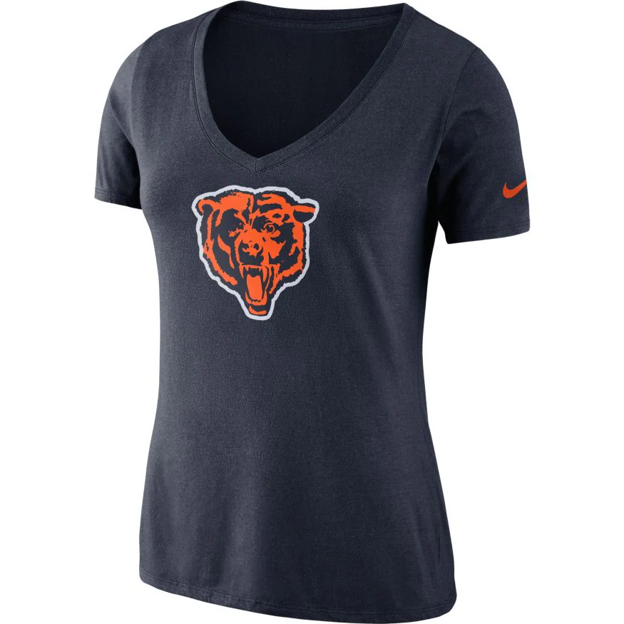 Women's Nike Chicago Bears Historic Triblend Tee