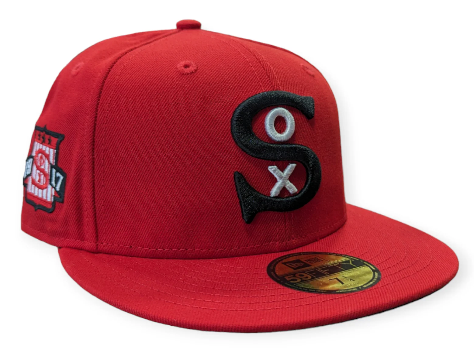 Chicago White Sox Scarlet/Black Color Reverse 1917 New Era 59FIFTY Fitted Hat