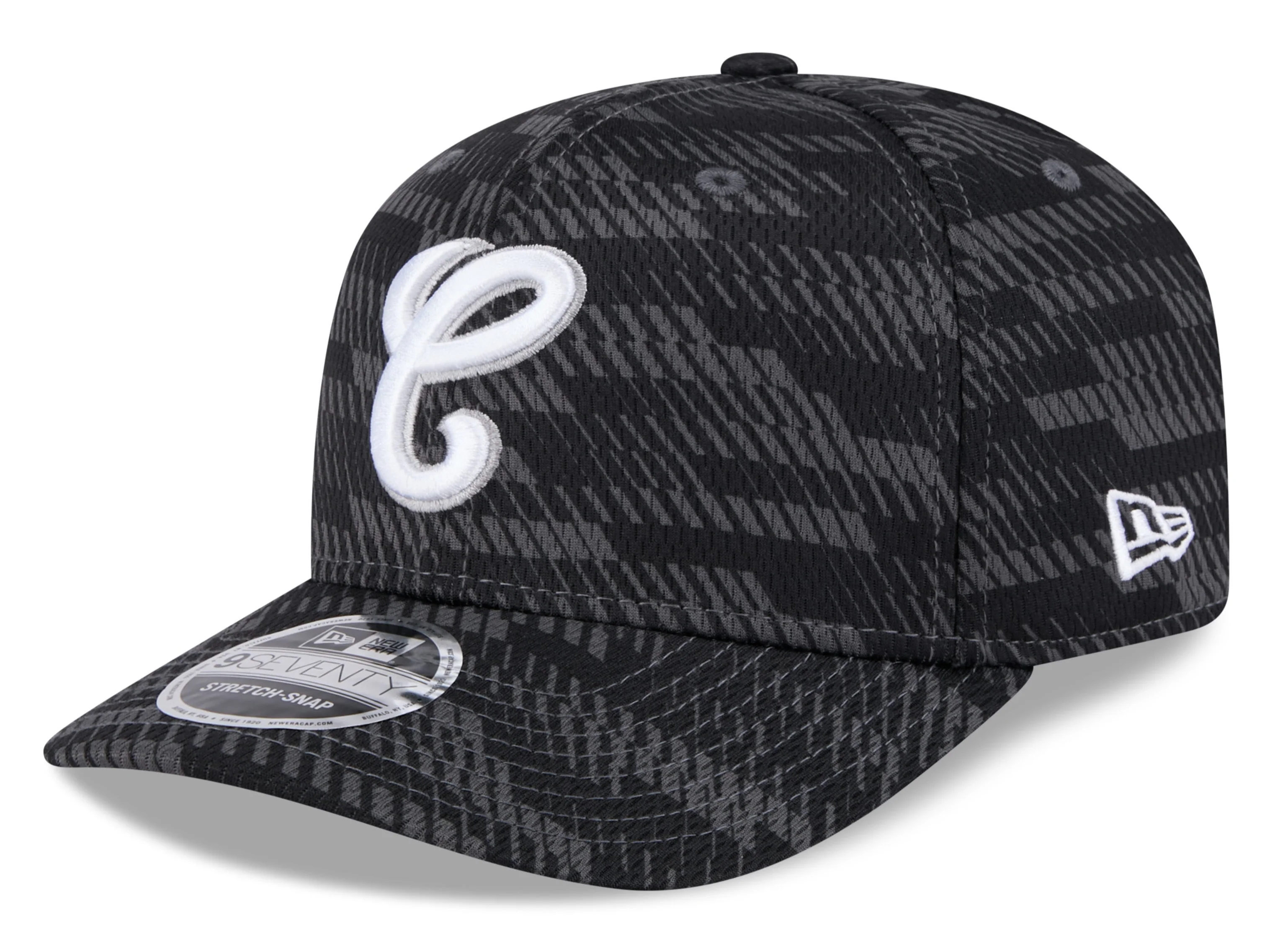 Chicago White Sox New Era Black 2025 Clubhouse Alternate 9SEVENTY Adjustable Hat