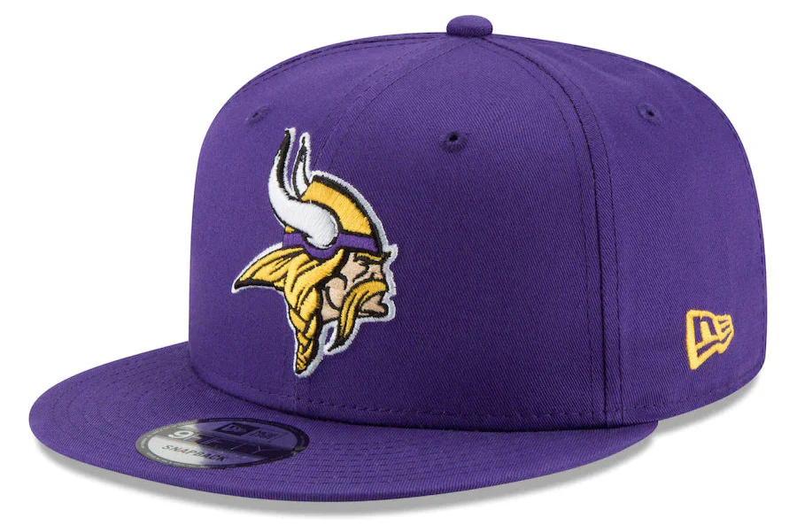 Minnesota Vikings New Era Purple Basic 9FIFTY Adjustable Snapback Hat