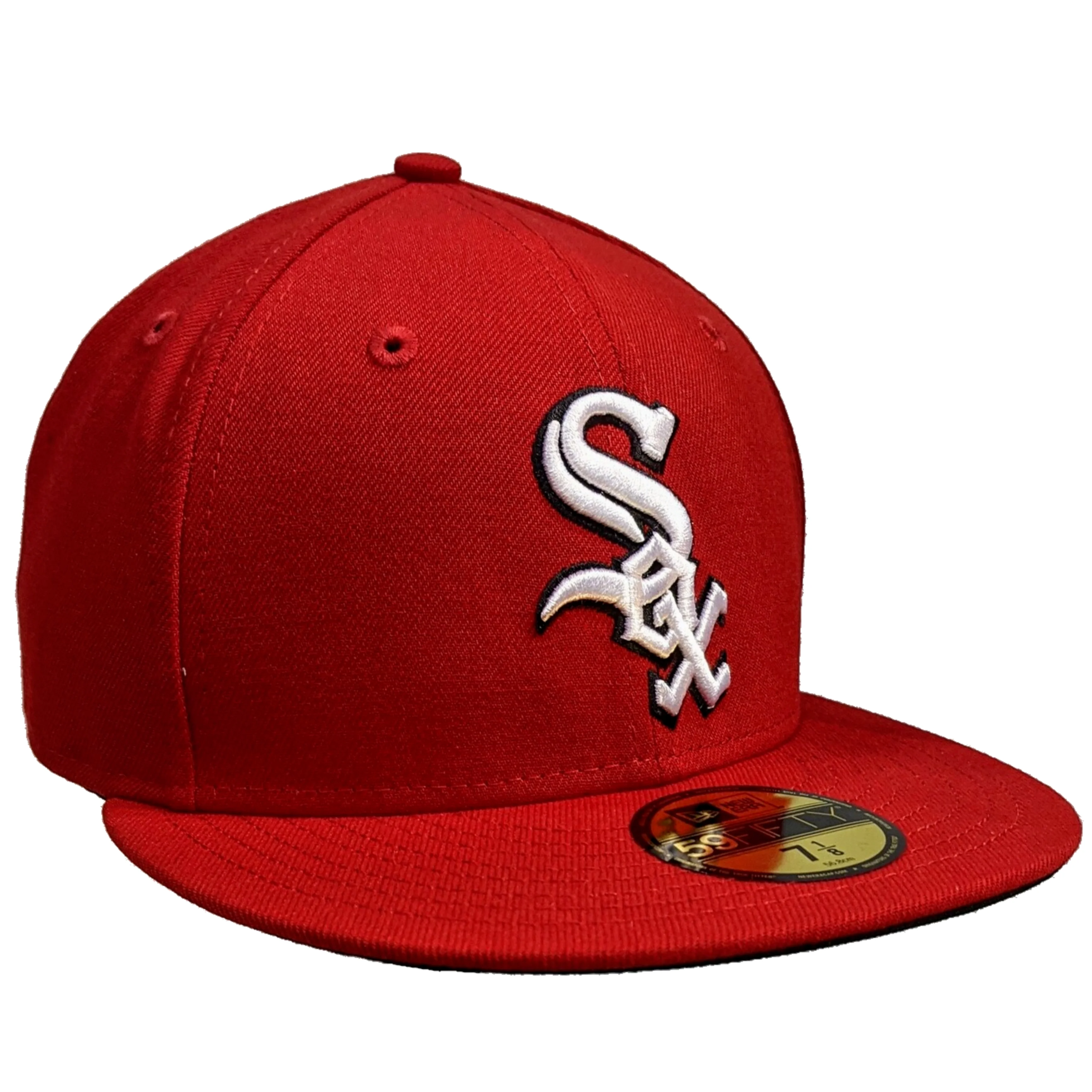 Chicago White Sox Primary Logo Red New Era 59FIFTY Fitted Hat