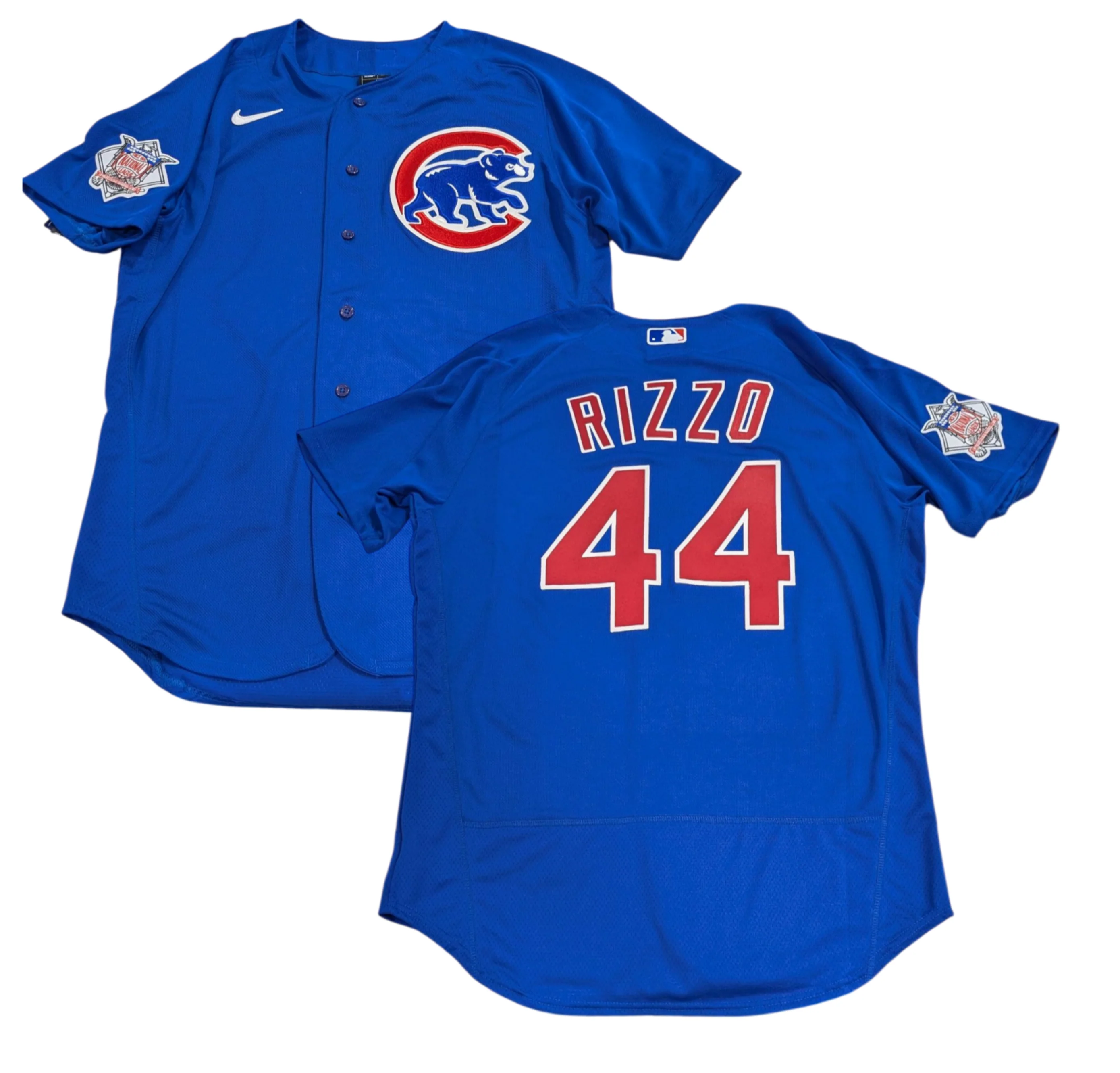 Men's Chicago Cubs Anthony Rizzo Nike Royal Blue Alternate Authentic Player Jersey