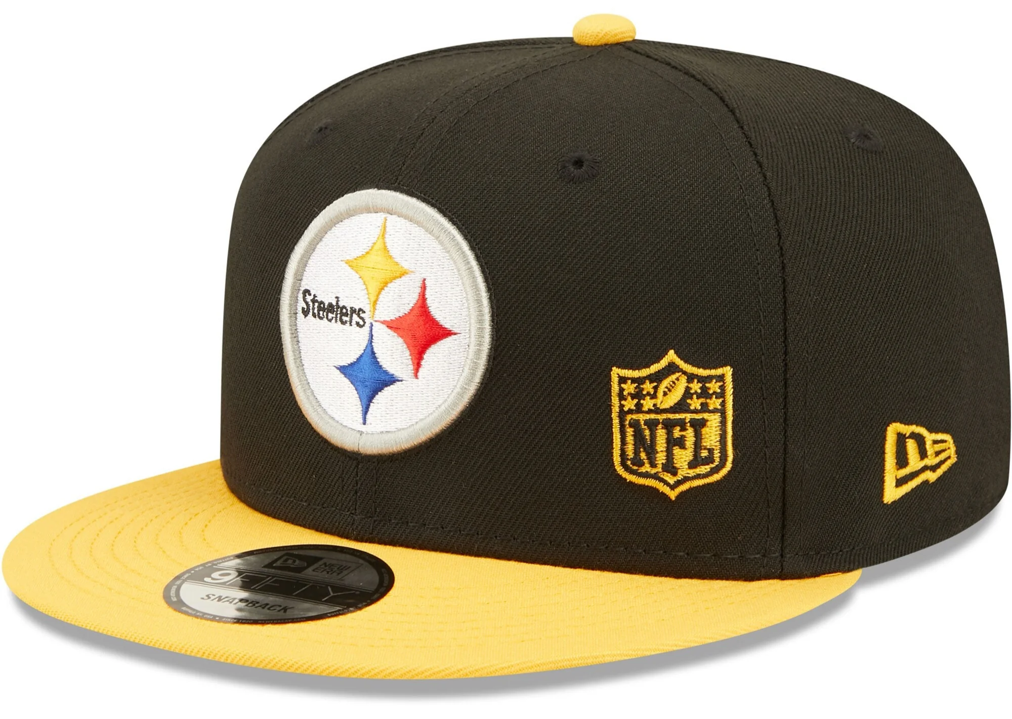 Pittsburgh Steelers New Era 2 Tone League Flawless 9FIFTY Snapback Hat