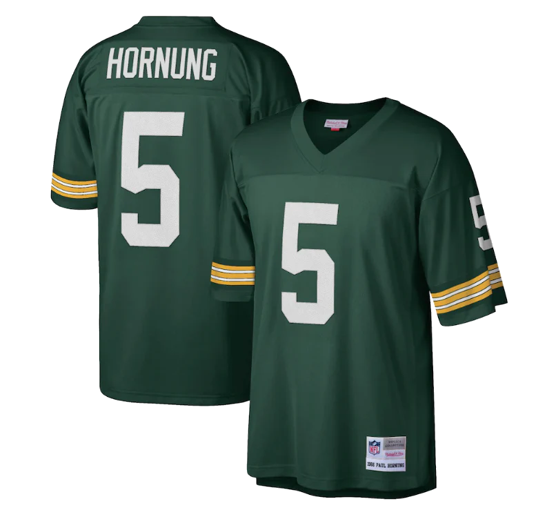 Men's Green Bay Packers Paul Hornung Mitchell & Ness Green Retired Player Legacy Replica Jersey